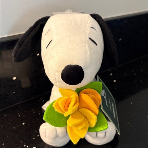 *2 Peanuts Snoopy LIT Musical Plush Kisses Lips Valentine & Bouquet Flowers Kids - Picture 12 of 17